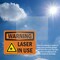 Signmission Radiation & Laser Sign, 10 in H x 14 in W, Plastic, Rectangle OS-2PACK-WS-P-1014-L-12662 - alternate 4